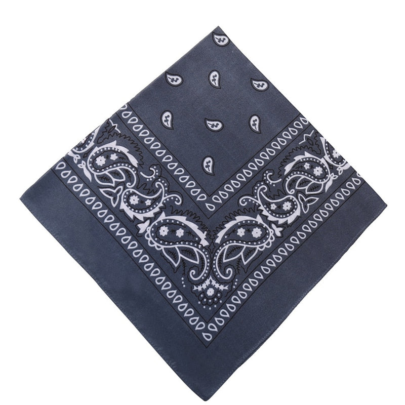 17KM Fashion Women Bandana Scarf Girls Kids Punk Square Bandanas Headwear Bohemian Head Scarf Headbands Hair Accessories