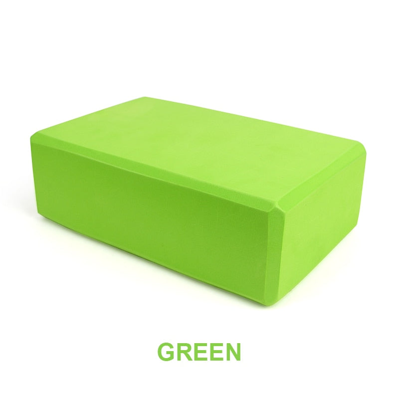 EVA Foam Yoga Block Props Brick Gym Pilates Yoga Column Back Exercise BodyBuilding Fitness Sport Workout Equipment for Home