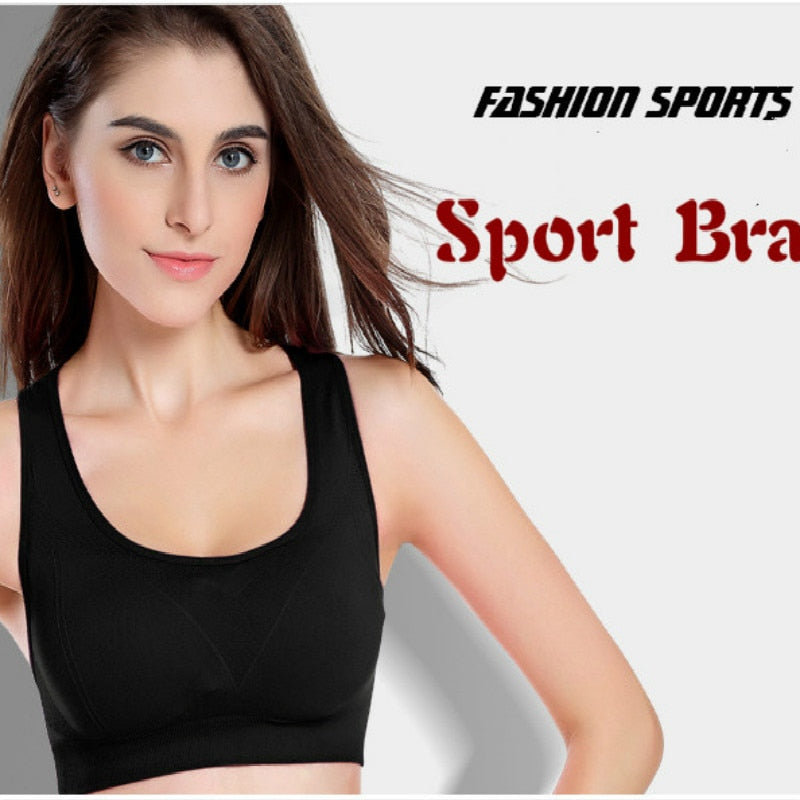 Women Sport Bras Sexy Seamless Yoga Shirts Sport Bra Top Comfortable Bra Push Up for Sports Sleep Fitness Clothing 5 Color