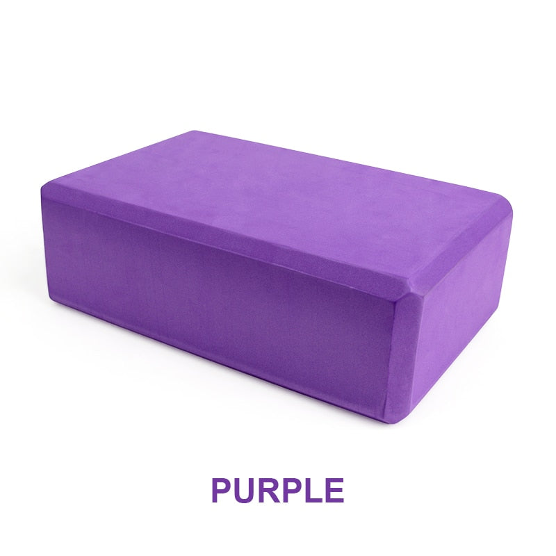 EVA Foam Yoga Block Props Brick Gym Pilates Yoga Column Back Exercise BodyBuilding Fitness Sport Workout Equipment for Home