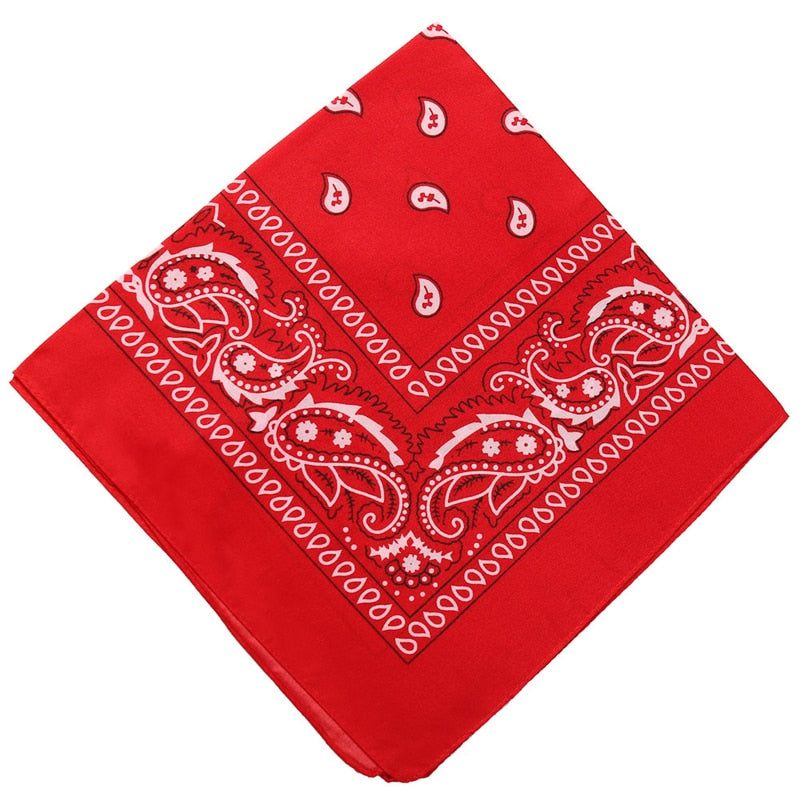 17KM Fashion Women Bandana Scarf Girls Kids Punk Square Bandanas Headwear Bohemian Head Scarf Headbands Hair Accessories