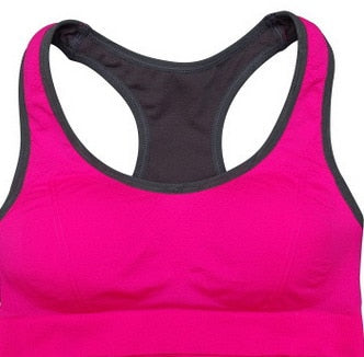 Women Sport Bras Sexy Seamless Yoga Shirts Sport Bra Top Comfortable Bra Push Up for Sports Sleep Fitness Clothing 5 Color