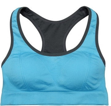 Women Sport Bras Sexy Seamless Yoga Shirts Sport Bra Top Comfortable Bra Push Up for Sports Sleep Fitness Clothing 5 Color