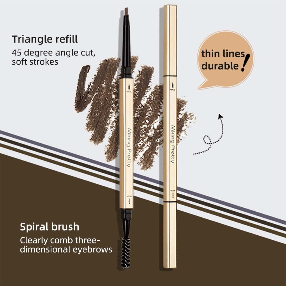 5 Colors EyeBrow Pen Make-up for Women Double Head Eyebrow Pencil Long Lasting Waterproof Mascara Enhance Cosmetics Beauty Women