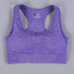10 colors Women Seamless Fitness Sport Bra Running Workout Yoga Bra Female Sports  Workout GYM Clothing Top Sportswear