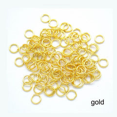 200pcs/lot 4 5 6 7 8 9 10mm Jump Rings Split Rings Connectors For Diy Jewelry Finding Making Accessories Wholesale Supplies