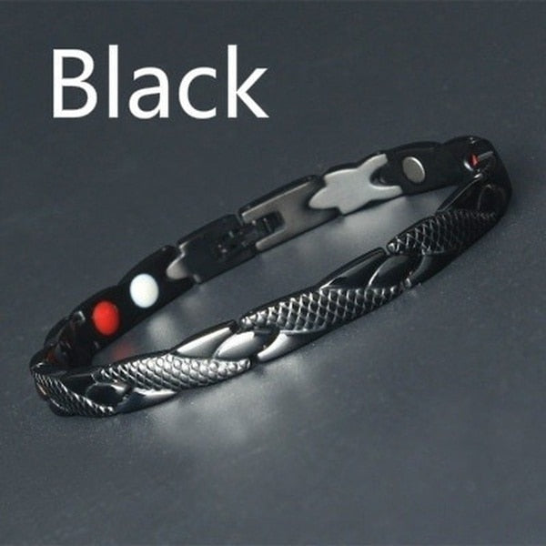 Dragon Pattern 6 In One Magnetic Therapy Bracelet for Women Healthy Weight Loss Bracelet Sports Bracelet Luxury Jewelry Gift