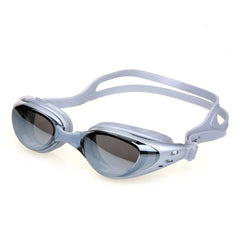 Professional Adult Swim Goggles Waterproof Fog-proof Racing Goggles Men Women Cool Silver Plated Swimming Equip Wholesale