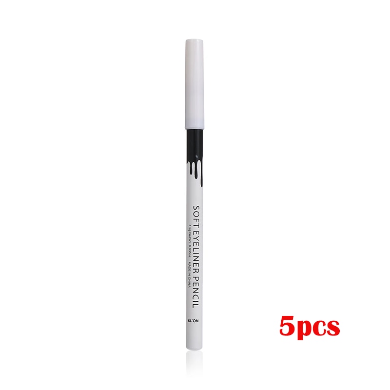 1/3/5Pcs New White Eyeliner Makeup Smooth Easy to Wear Eyes Brightener Waterproof Fashion Eyes Liner Pencils Eye Makeup Tool