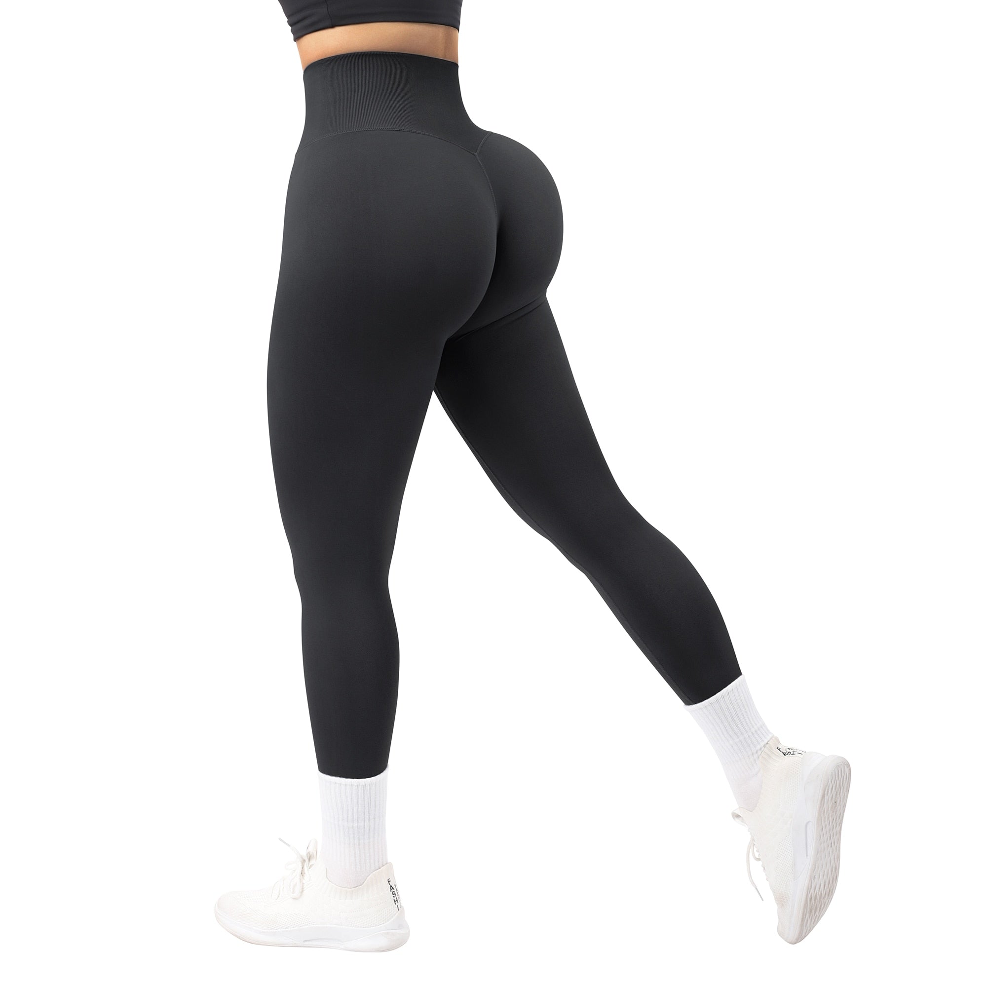 Seamless Leggings For Women High Waist Workout Leggings Women Solid Scrunch Butt Lifting Leggings For Fitness Yoga Pant