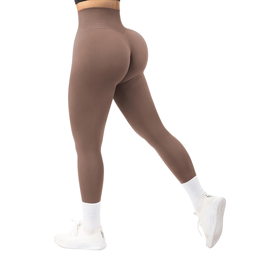 Seamless Leggings For Women High Waist Workout Leggings Women Solid Scrunch Butt Lifting Leggings For Fitness Yoga Pant