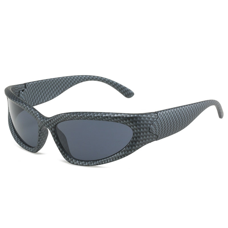 Popular Women's Sunglasses Punk Sunglasses Unique Sports Sun Glasses Men UV400 Goggle Shades Mirror Colorful Y2k Eyewear