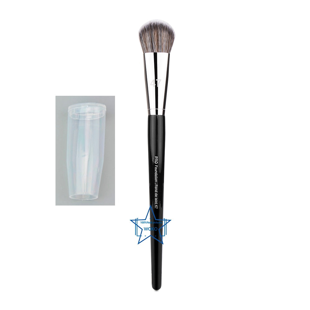 Makeup Brush Concealer Shadow Contour Blush Powder Foundation Liquid Bronzer Brush Synthetic Professional Face Nose Make up Tool