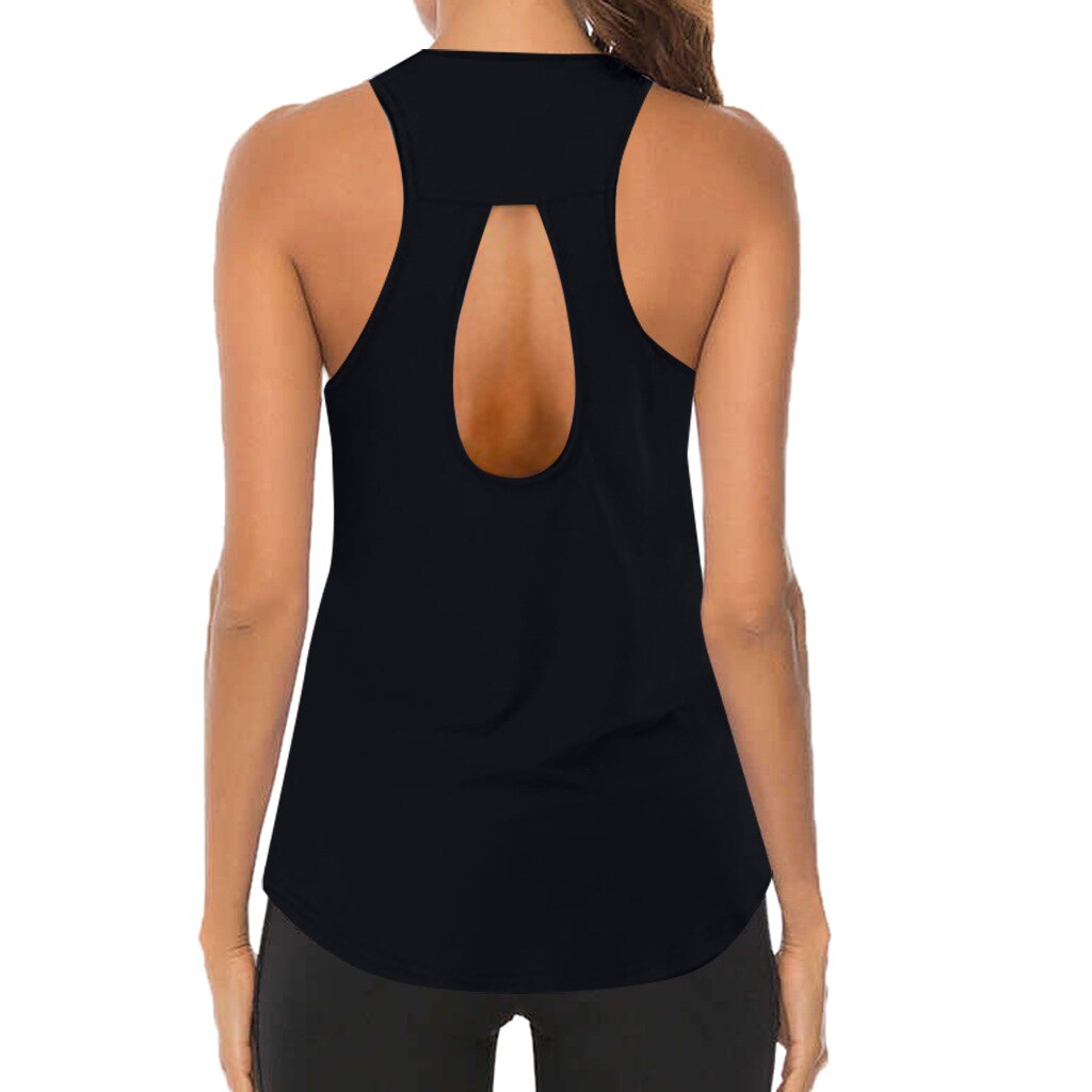 1PC Women Yoga Tops Loose Thin Sports Vest Breathable Sleeveless T-shirt Gym Fitness Running Shirts Girls Sexy Tank Tops