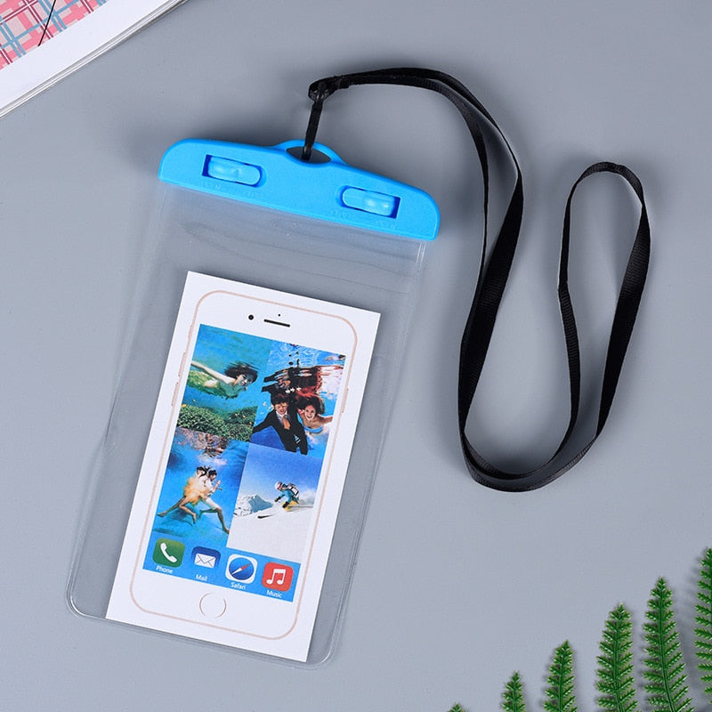 Waterproof Phone Case Drift Diving Swimming Waterproof Bag for 6inch Mobile Cover Pouch Bag Case Underwater Dry Bag Case Cover