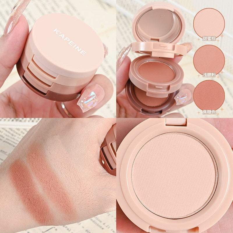 3-in-1 Makeup Palette Matte Pearlescent Eyeshadow Blush Highlighter Contouring Three-layer All-in-one Palette Brightening Skin