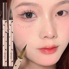 New Ultra-fine Liquid Eyeliner Lying Silkworm Eyelash Pen Brown Gray Eyeliner Pencil Smooth Lasting Quick-drying Big Eyes Makeup