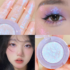 Eyeshadow Palette Diamond Glitter Discoloration Eyeshadow Highlighter Sequins Waterproof Lasting Eyes Makeup Pigments