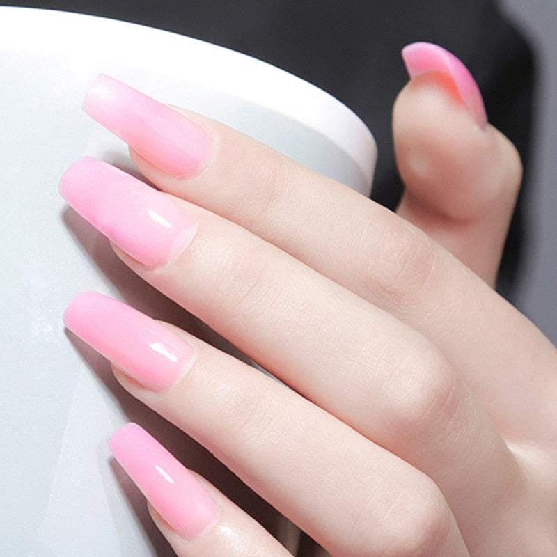1pc UV LED Hard Construction Nail Gel Soak Off Nails Pink UV Gel Polish Nail Art Builder Extension Gel 50g